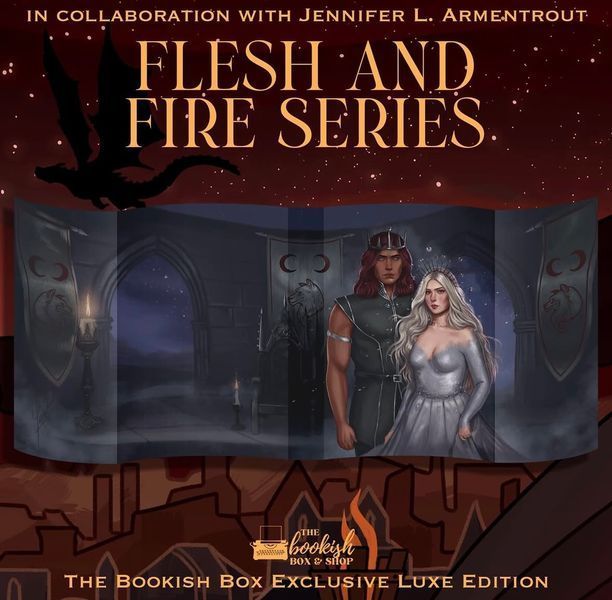 Flesh and Fire Series Jennifer L. Armentrout The bookish Box 004024 фото