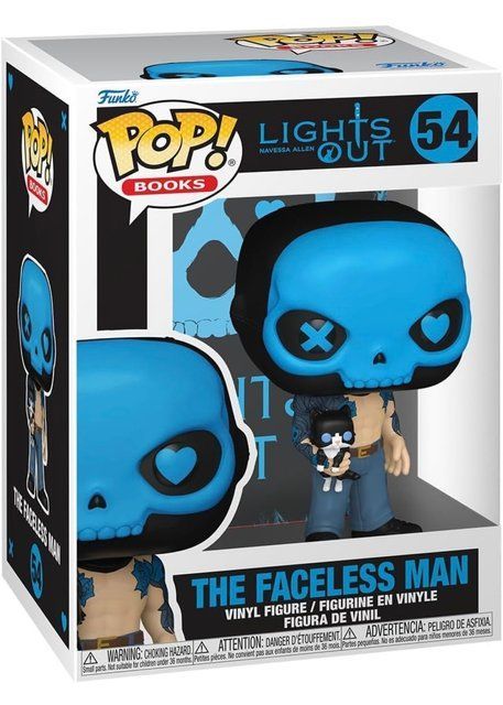 Funko Pop! Books: Into Darkness - The Faceless Man - Lights Out - Collectable Vinyl Figure - Gift Idea - Official Merchandise - Toys for Kids & Adults - Books Fans - Model Figure for Collectors 04/09/2026 009945 фото