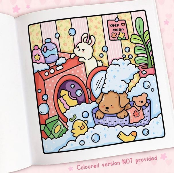 Cozy Cuties A Cute and Comfy Colouring Book for All Ages (Coco Wyo) 005286 фото