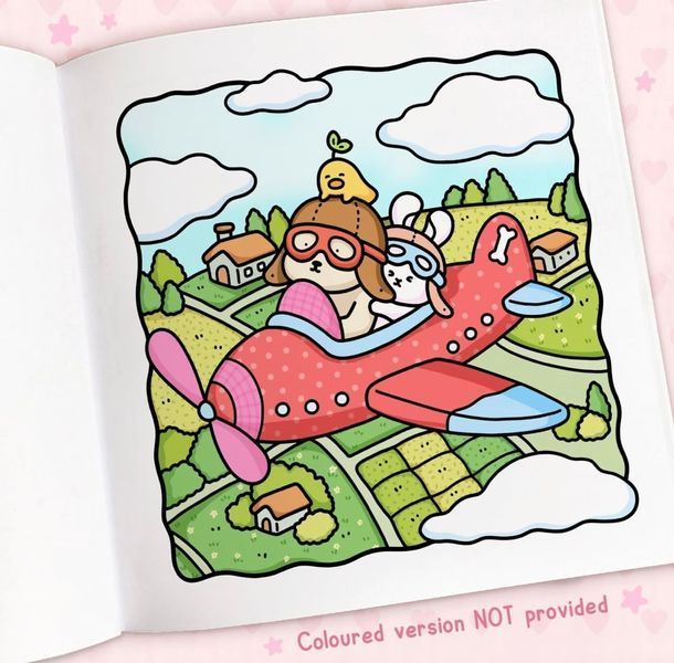Cozy Cuties A Cute and Comfy Colouring Book for All Ages (Coco Wyo) 005286 фото