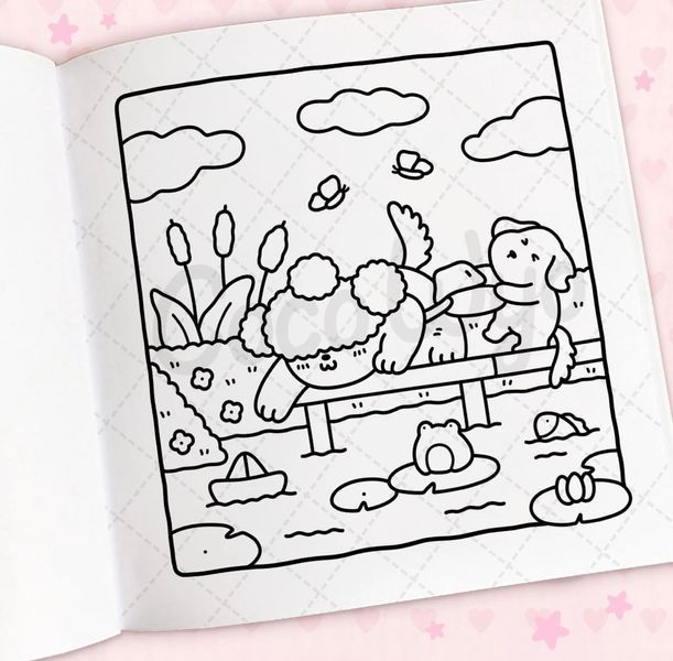 Cozy Cuties A Cute and Comfy Colouring Book for All Ages (Coco Wyo) 005286 фото