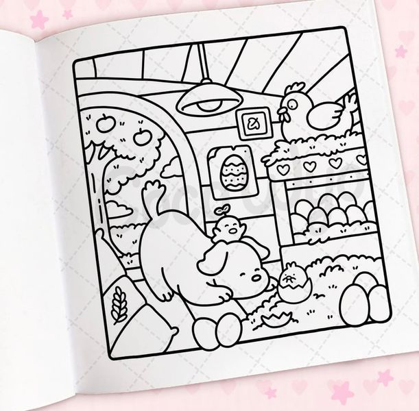 Cozy Cuties A Cute and Comfy Colouring Book for All Ages (Coco Wyo) 005286 фото