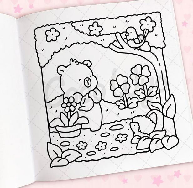 Cozy Cuties A Cute and Comfy Colouring Book for All Ages (Coco Wyo) 005286 фото