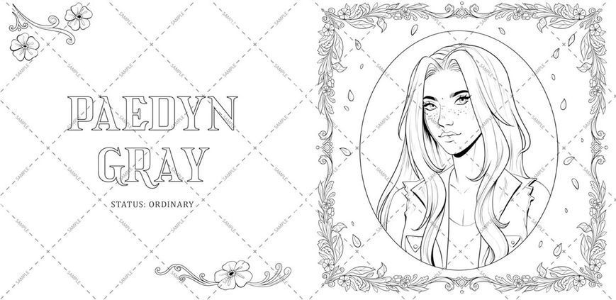 The Official Powerless Colouring Book: The stunning new companion to the bestselling fantasy romance series 010004 фото