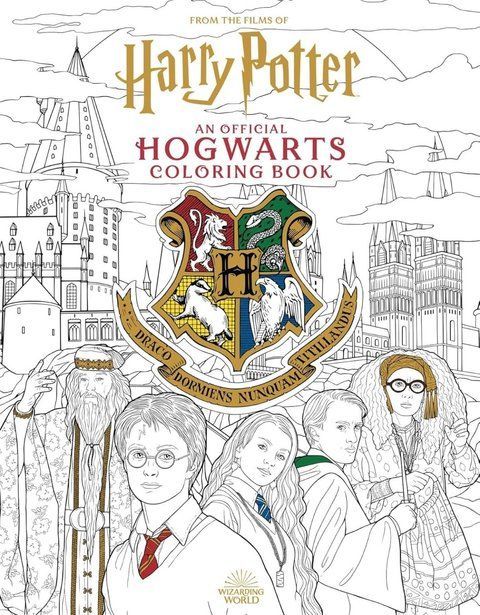Harry Potter: An Official Hogwarts Coloring Book 008235 фото