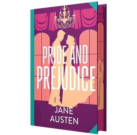 Pride and Prejudice by Jane Austen (Deluxe Edition) - Fiction - Sprayed Edges Hardback 15068 фото