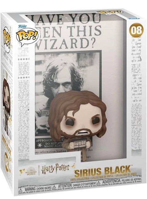 Funko POP! Cover: Harry Potter Prisoner Of Azkaban - Poster With Sirius Black 007506 фото