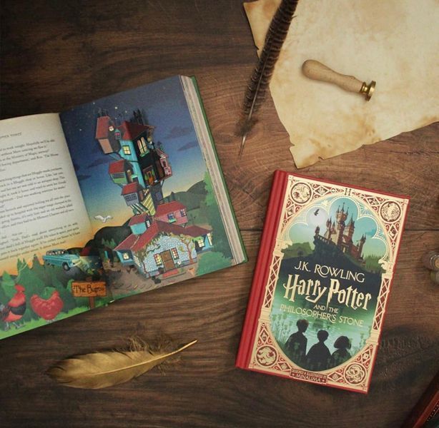 Harry Potter 1-3 Box Set: MinaLima Edition (Harry Potter (english), 1) J. K. Rowling 003309 фото
