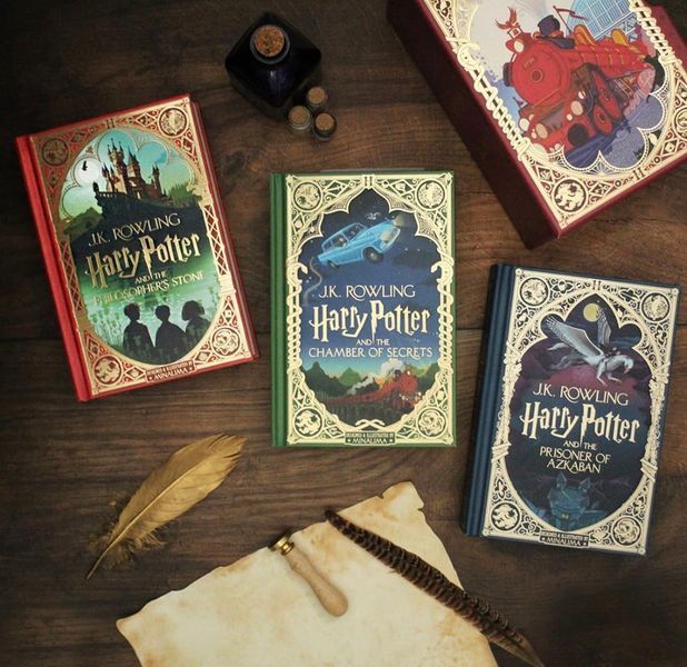 Harry Potter 1-3 Box Set: MinaLima Edition (Harry Potter (english), 1) J. K. Rowling 003309 фото