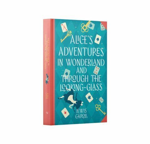 Alice's Adventures in Wonderland & Through the Looking-Glass by Lewis Carroll - Fiction - Sprayed Edge Hardback 15088 фото