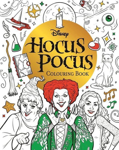 Disney Hocus Pocus Colouring Book: colour your way through Salem with the Sanderson sisters Walt Disney 009015 фото